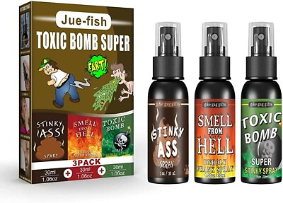 #ad Liquid Fart Spray Stink Bomb Smelly Stinky Ass Toxic Bomb Crap Gag Prank Joke $8.95