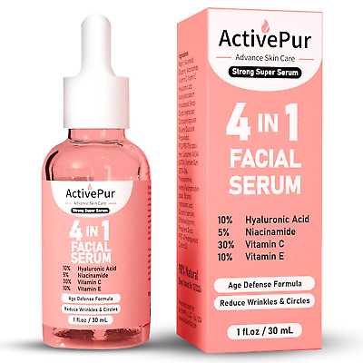 #ad 4 in 1 Super Serum 30% Serum Anti Aging Anti Wrinkle Face Serum 1 Oz $12.04
