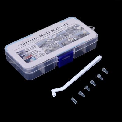 #ad Dental Mini Orthodontic Mould Stater Kit Bracket Tube Wire Bite Turbo Injection $8.71