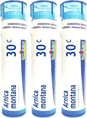 #ad Boiron Arnica Montana 30C Homeopathic Medicine 3 Count 240 Pellets EXP 12 25 $24.75