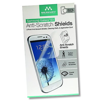 #ad Samsung Galaxy S3 Anti scratch Shields 3 Pack $5.99
