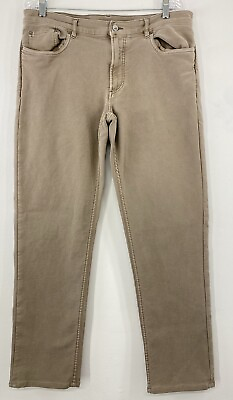 #ad Faherty Jeans Pants Men’s 36 Soft Cotton Faded Brown $30.00