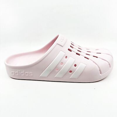 #ad Adidas Adilette Clog Pink White Mens Comfort Sandals GZ5888 $34.95
