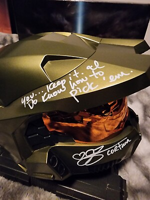 #ad RARE Halo 3 Legendary Edition Helmet Signed Steve Downes Jen Taylor Quote SWAU AU $3999.00