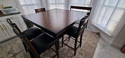 #ad Dining Table Set Very Beautiful Real Wood $450.00