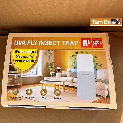 #ad Mosalogic Plug In UVA Flying Insect Trap Starter Fly Mosquito Fruit Flies Killer $12.00