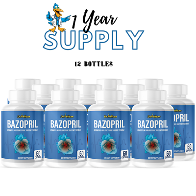 #ad Bazopril Blood Support 12 Bottles 720 Capsules $199.99
