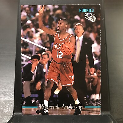 #ad 1995 Classic #75 RODERICK ANDERSON Texas Longhorns basketball card $1.66