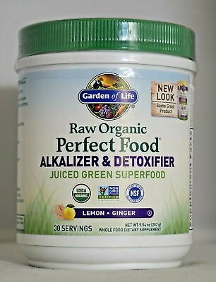 #ad Garden of Life Perfect Food Alkalizer amp; Detoxifier 9.94oz Lemon Ginger Superfood $39.99