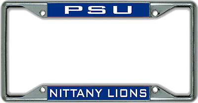 #ad Penn State PSU NITTANY LIONS License Plate Frame $26.99