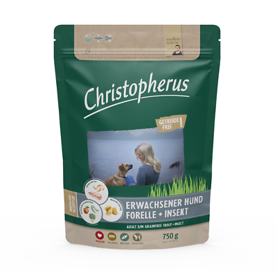 #ad Christopherus Grain Free Trout amp; Insect 2 X 26.5oz 1727 € KG $27.54