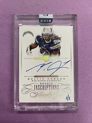 #ad 2018 Honors 2015 Flawless Melvin Gordon RC Rookie Inscriptions Auto 1 1 Encased $278.95