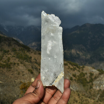 #ad HIMALAYAN LEMURIAN SEED NIRVANA ICE QUARTZ Crystal with AQUAMARINE amp; TOURMALINE. $295.64