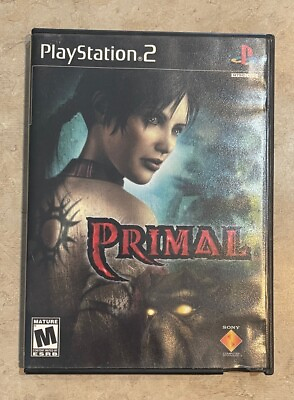 #ad Primal Sony PlayStation 2 2003 PS2 Blockbuster Rental No Manual Tested $8.99