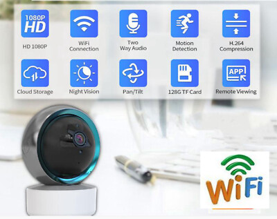 #ad 2MP HD 1080p WiFi Smart Security Camera IR Two way Voice Wireless Network Camera $44.99