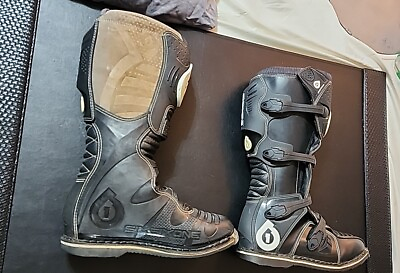 #ad Six Six One fastback enduro boots Size 12 Motorcycle Boot Set $195.00