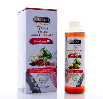 #ad Herbal Hair Oil I 200ML I 7 oils in 1 Complete Care I Tin Packaging I F S $14.26