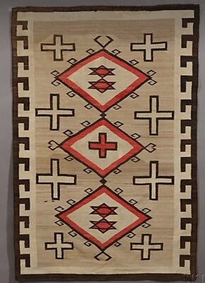 #ad Handwoven wool Kilim Navajo Rug Southwestern Style size 6x9 $590.00