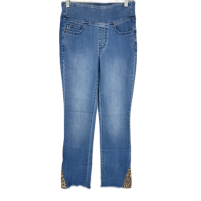 #ad Belle by Kim Gravel Regular Triple Luxe Denim Boot Cut Jeans Medium Wash Size 8 $32.50