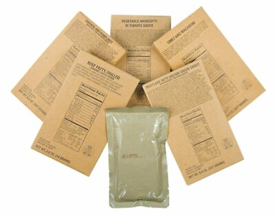 #ad Case of 12 MRE Entrees from Meals Ready to Eat $39.95