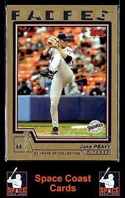 #ad 2004 Topps 1st Edition Jake Peavy #37 2004 Gold $1.99