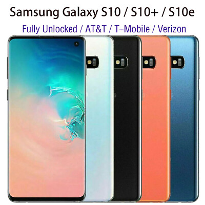 #ad Samsung Galaxy S10 S10e S10 Plus 128GB Factory Unlocked Verizon ATamp;T T Mobile $268.99