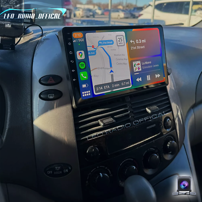 #ad For Toyota Sienna 2004 2010 Android 12 Wifi GPS Carplay Car Radio Stereo $110.99