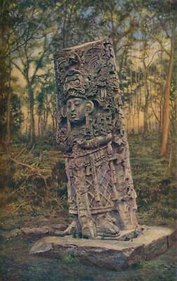 #ad Central America. Carved with such depth as almost to be a statue th Old Photo AU $8.50