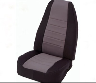 #ad Smittybilt 46522 Black Charcoal Rear Center Neoprene Seat Cover $29.95