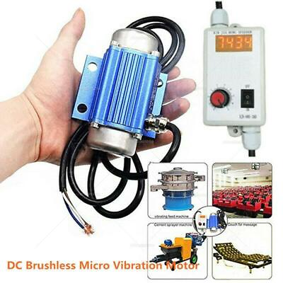#ad 12V 24V Micro Vibration Motor DC Brushless Speed Controller For Feeder Massager $124.19