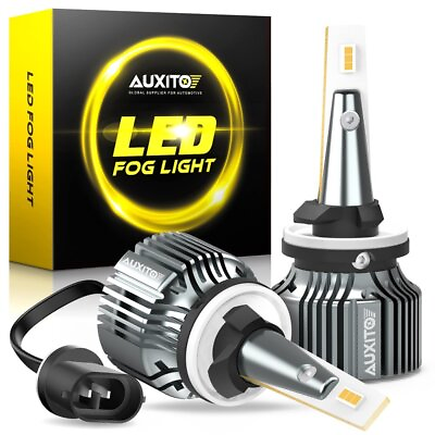 #ad AUXITO 2X 880 LED Fog Light DRL Bulbs 30W 3000LM High Power 3000K Golden Yellow $23.99
