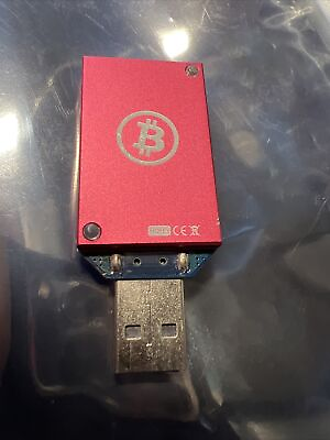 #ad ASIC Miner Block Erupter Bitcoin Miner USB 333 MH s Color Red $80.00