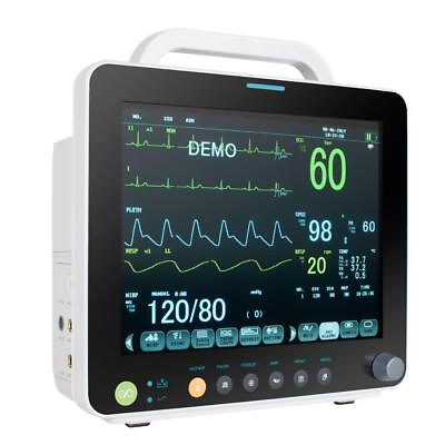 #ad Portable 12 Patient Monitor For Accurate 6 Parameter ICU CCU Signs $509.07