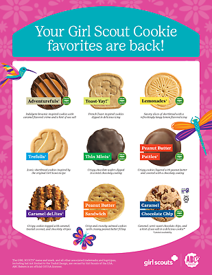 #ad 2024LIMITED QUANTITY Girl Scout Cookie SUPPORT AUTISM MUST BUY 2 OR MORE $9.99
