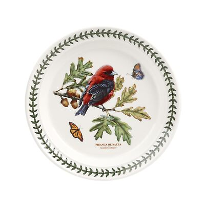 #ad Portmeirion Botanic Garden Birds 8.5 Inch Salad Plate Scarlet Tanager $28.99