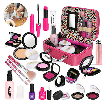 #ad 21PCS Kids Makeup Cosmetics Set Beauty Gift for Kids Girls Make up Set Toys Kit $22.79