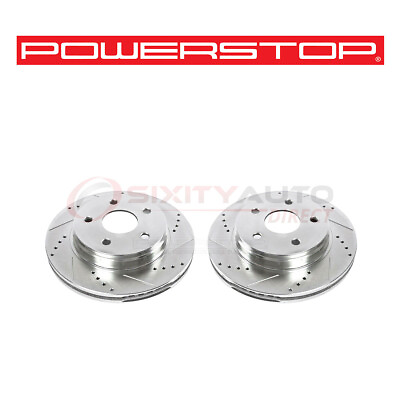 #ad Power Stop Drilled Slotted Disc Brake Rotor for 2011 2018 Ram 1500 3.0L 3.6L bv $293.91
