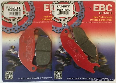 #ad EBC FRONT and REAR Disc Brake Pads Fits HONDA CRF250L RALLY 2013 to 2021 GBP 39.99