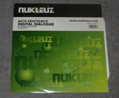 #ad Nick Sentience Digital Dialogue 12quot; Single 2000 House UK IMPORT FAST SHIPPING $6.26