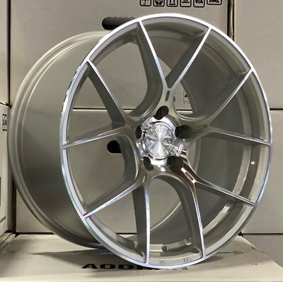 #ad 18quot; Aodhan AH11 Wheels 18x9.5 35 5x120 Silver Machined Rims Set of 4 $899.00