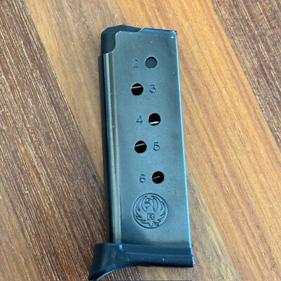 #ad Ruger LCP .380 ACP Magazine 6 Rounds Extended Base Polymer Black 90333 $24.99