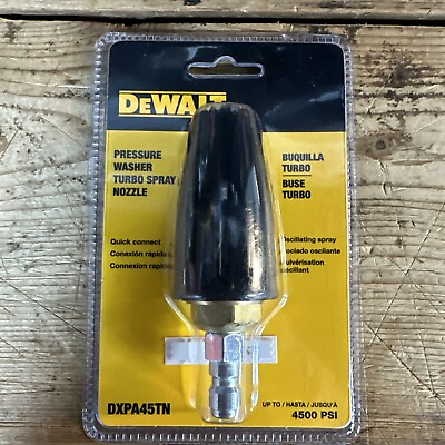 #ad DeWalt DXPA45TN 4500PSI Pressure Washer Turbo Spray Nozzle Free Ship $21.00