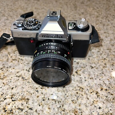 #ad Minolta XG 7 Camera w ROKKOR X Lens Very Nice Camera See Images $50.00
