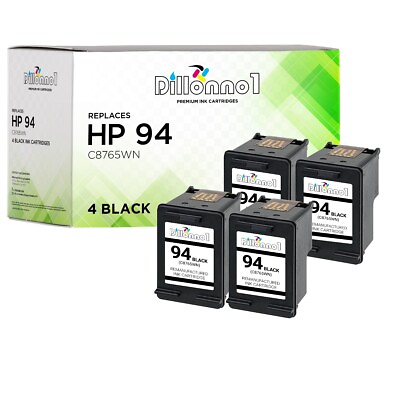 #ad 4PK For HP 94 C8765WN Ink For Deskjet 460 6520 6540 6620 6830 6840 9800 Series $16.95