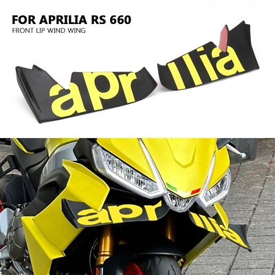 #ad Motorcycle Winglet Aerodynamic Wing Kit Spoiler Accessories For Aprilia RS660 $129.00