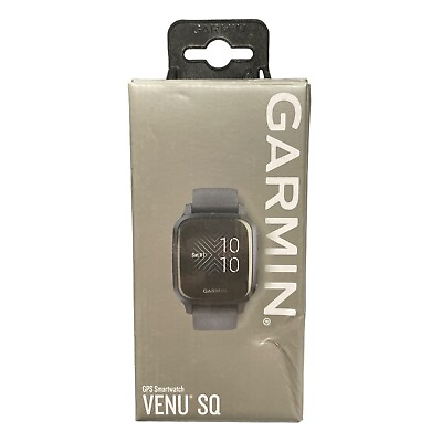 #ad Garmin Venu SQ GPS Smart Watch Slate Aluminum Shadow Gray with Silicone Band $139.99