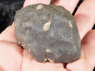 #ad New Fall Stony Meteorite with DEEP Regmaglypts and DARK Fusion Crust 132gr $129.99