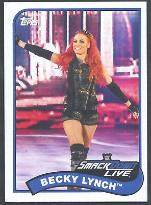 #ad 2018 Topps Heritage WWE Becky Lynch #10 Wrestling Card MINT NXT $0.99