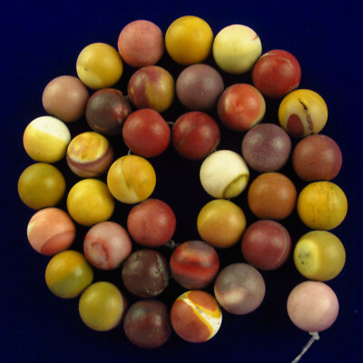 #ad 10mm Matte Mookaite Gem Round Ball Loose Beads 15.5quot; B65020 $17.42