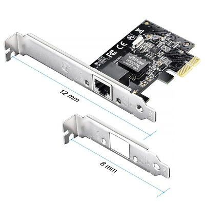 #ad Cudy PCI E 10 100 1000Mbps Gigabit Ethernet PCI Express PCIe Network Card PE10 $11.99